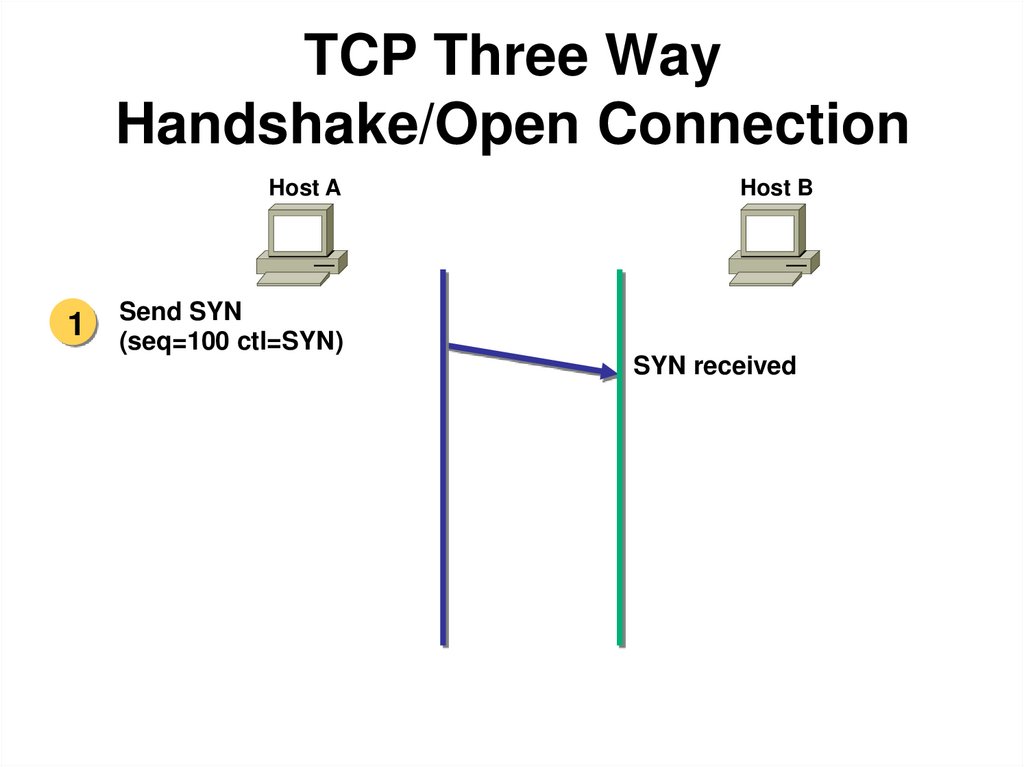 TCP Three Way Handshake/Open Connection