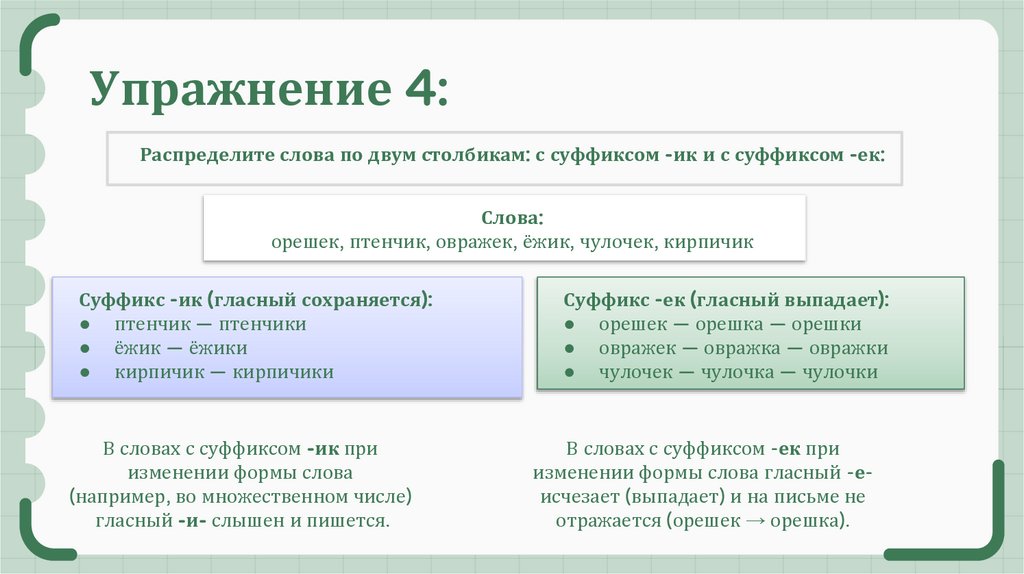 Упражнение 4: