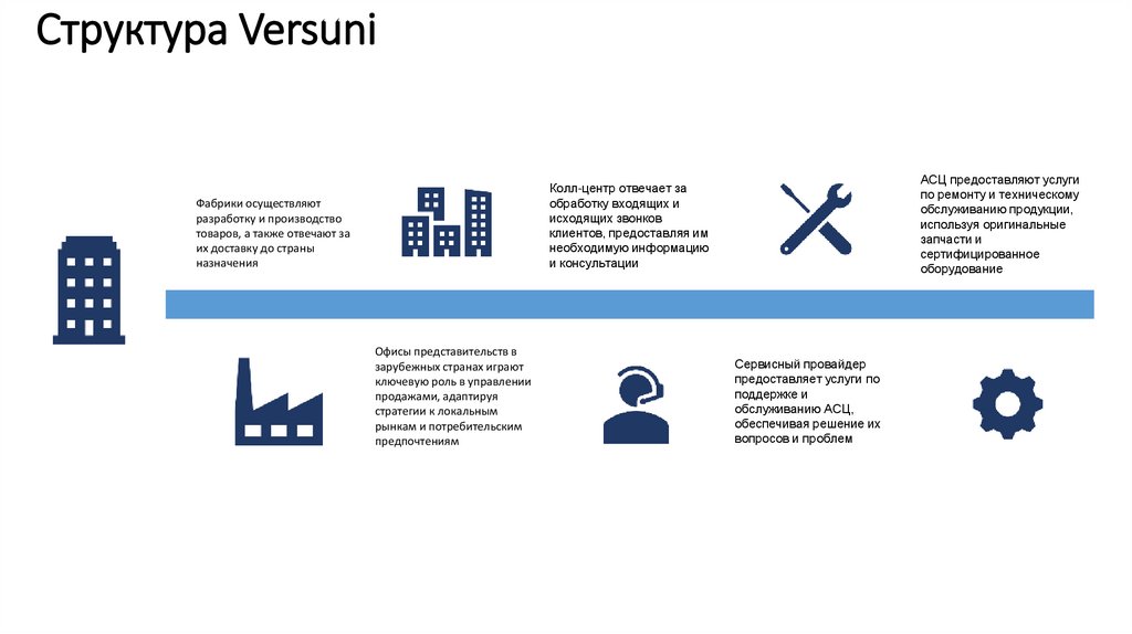 Структура Versuni