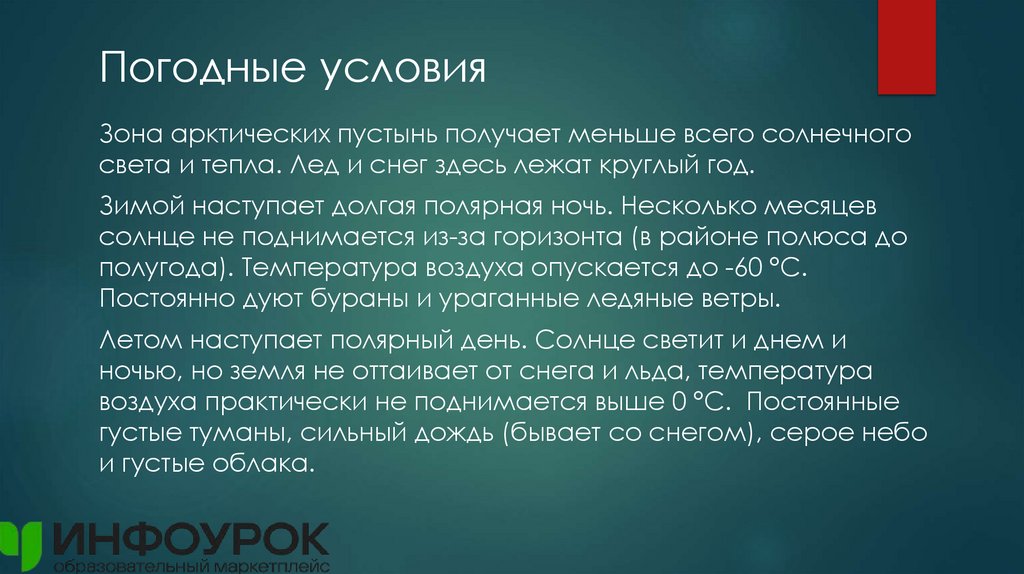 Погодные условия