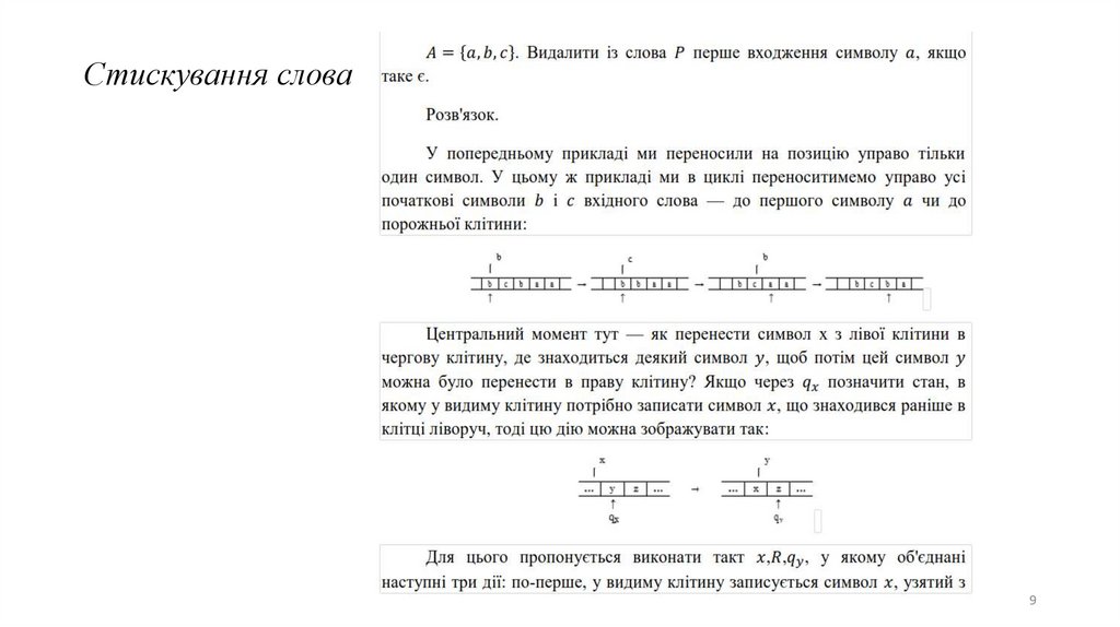Стискування слова