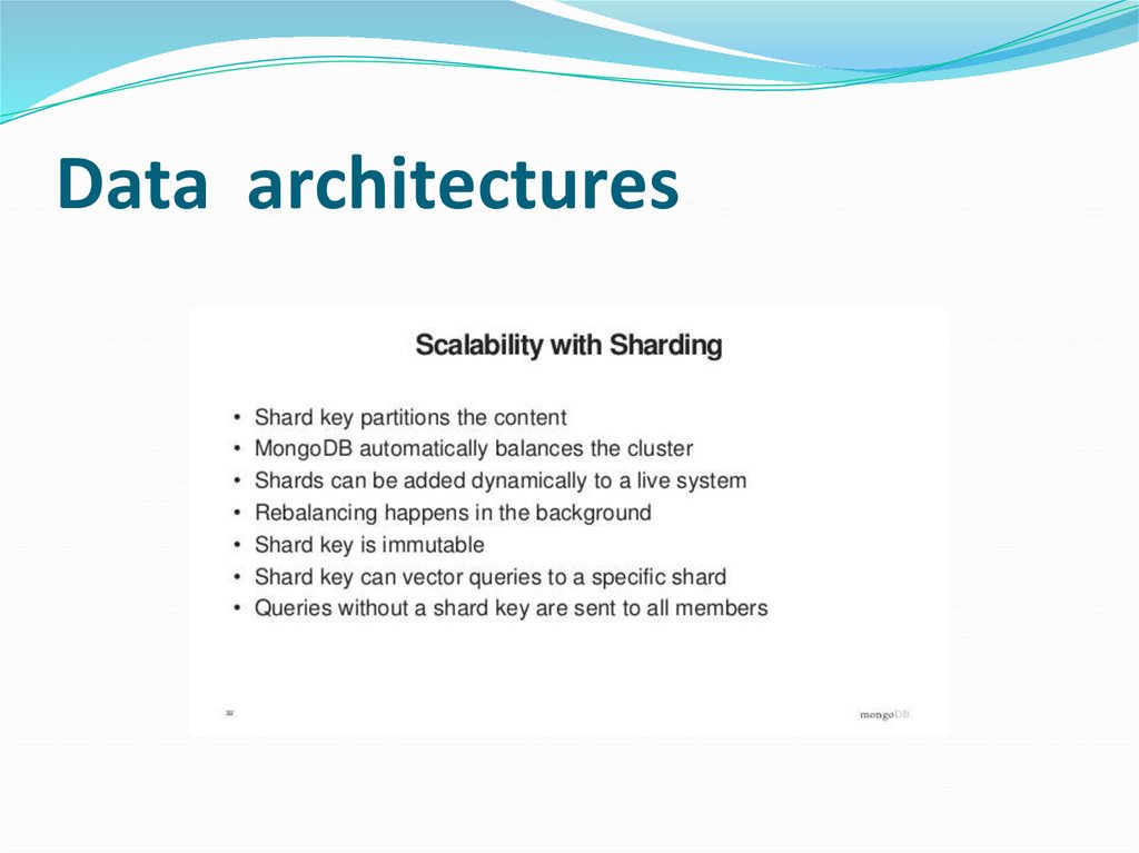 Data architectures