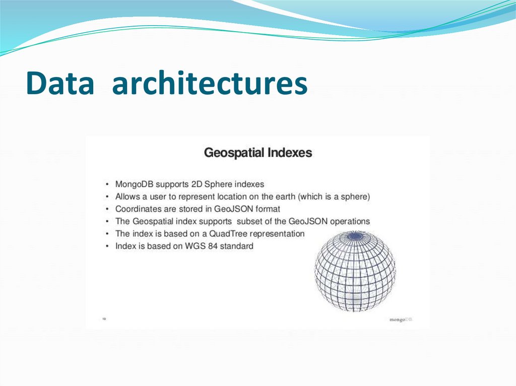 Data architectures