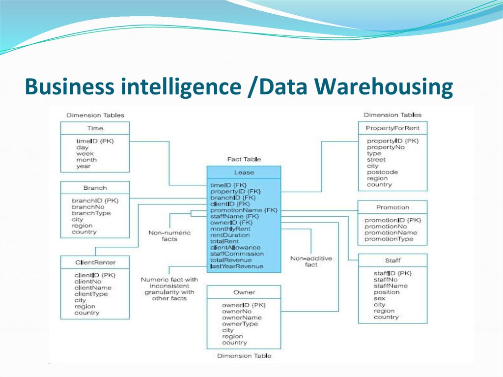 Business intelligence /Data Warehousing