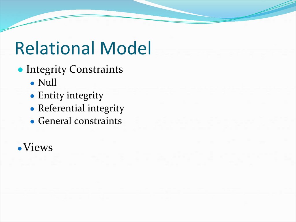Relational Model