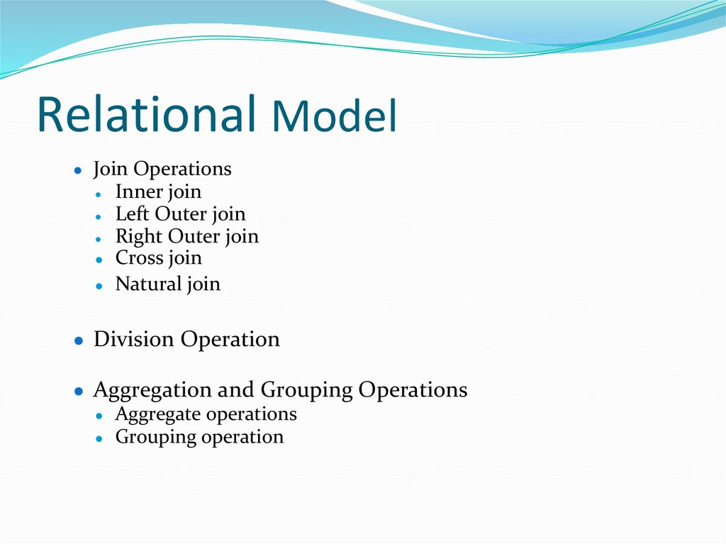 Relational Model
