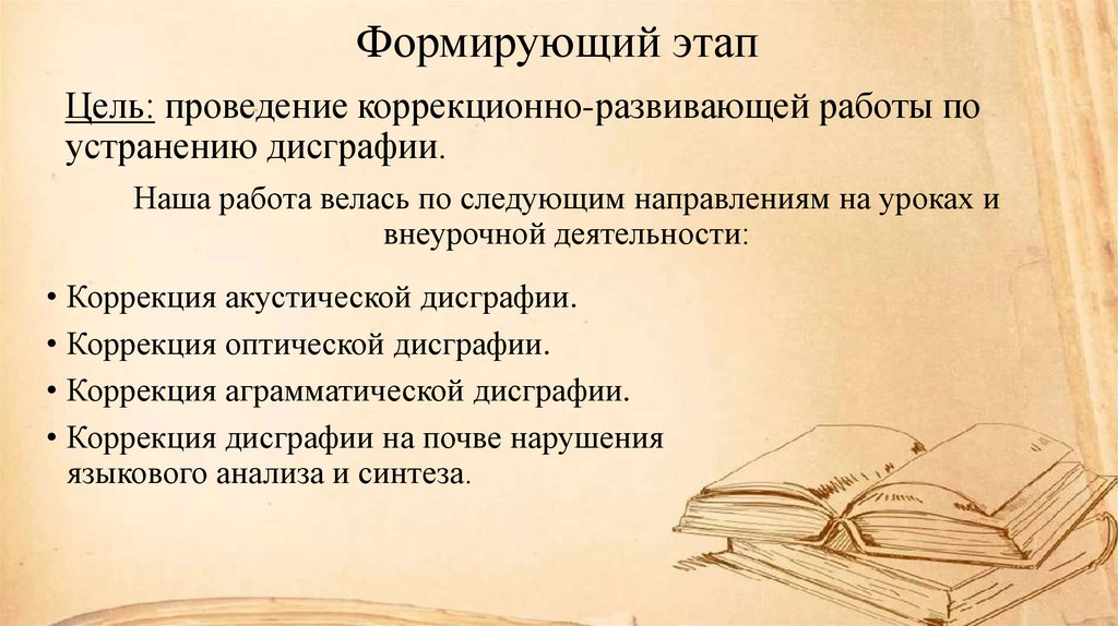 Формирующий этап