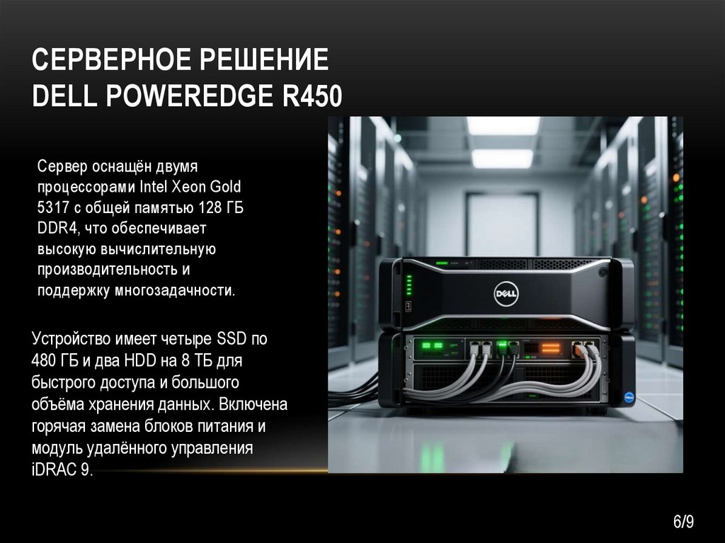 Серверное решение Dell PowerEdge R450