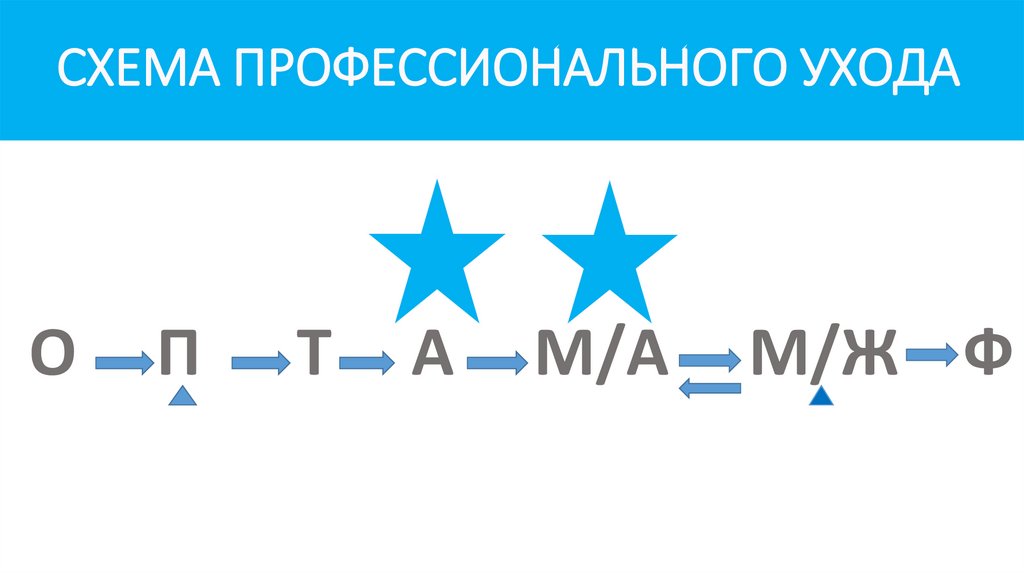 СХЕМА ПРОФЕССИОНАЛЬНОГО УХОДА