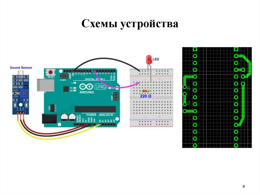 Схемы устройства