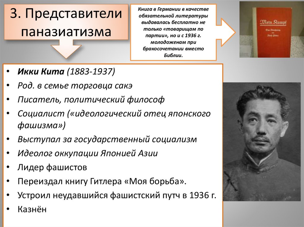 3. Представители паназиатизма