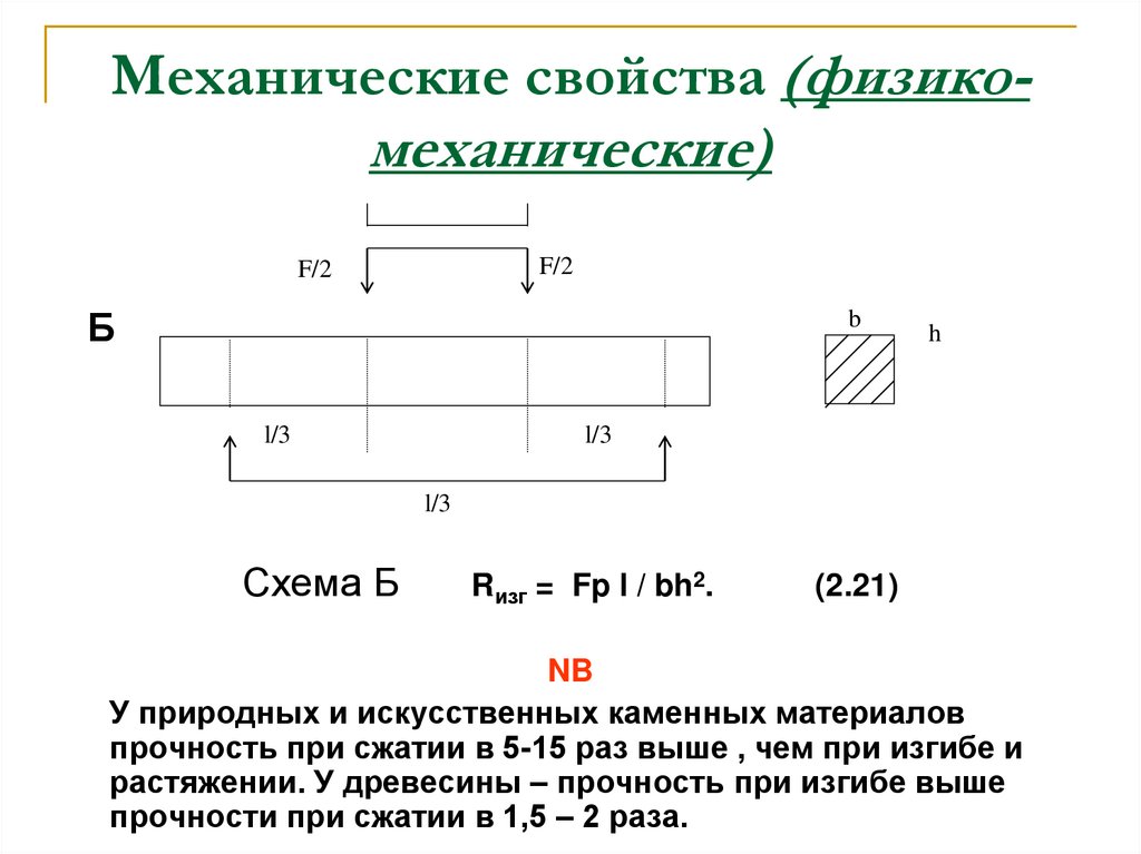 Механические свойства (физико-механические)