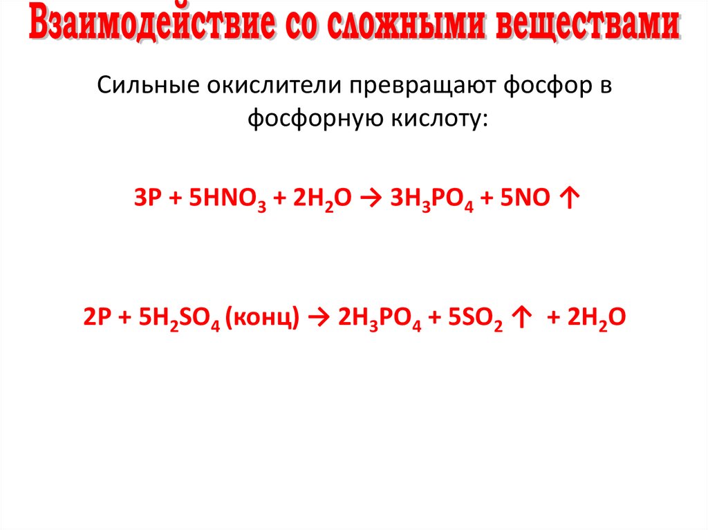 Химические свойства.