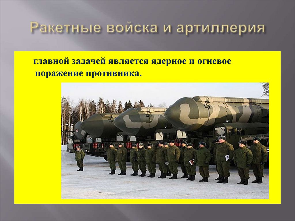 Ракетные войска и артиллерия