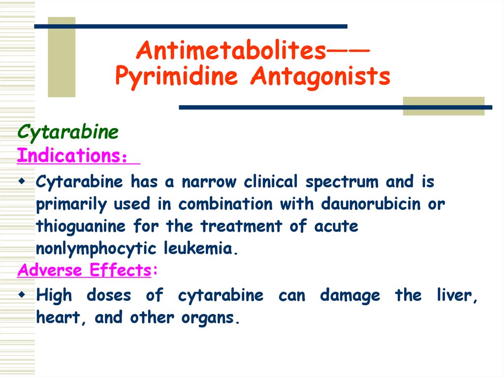 Antimetabolites—— Pyrimidine Antagonists