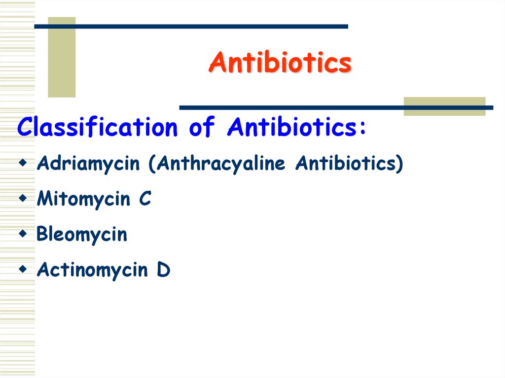 Antibiotics