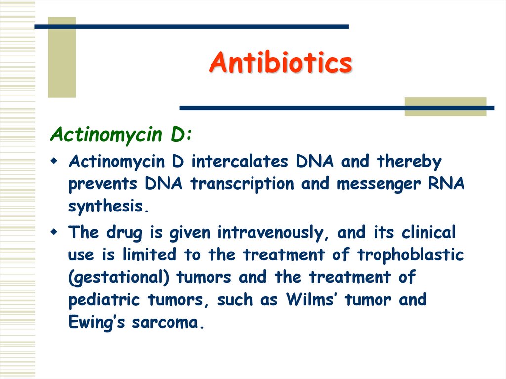 Antibiotics