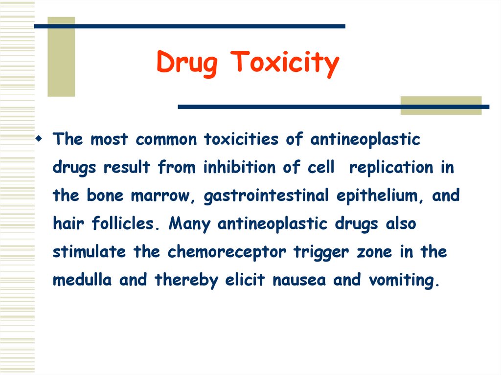 Drug Toxicity