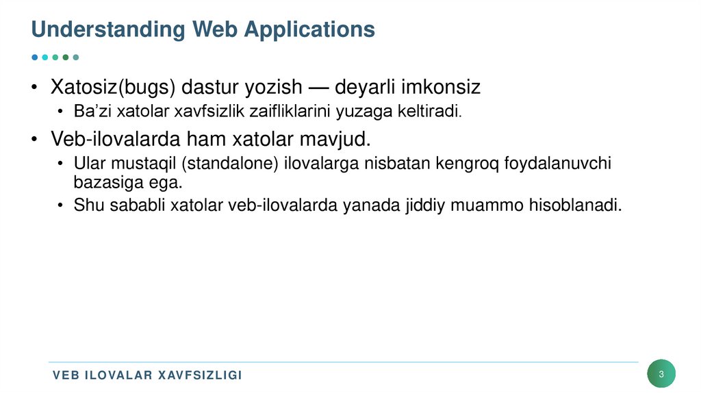 Understanding Web Applications