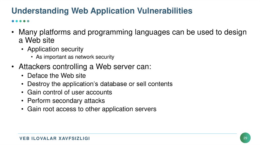 Understanding Web Application Vulnerabilities
