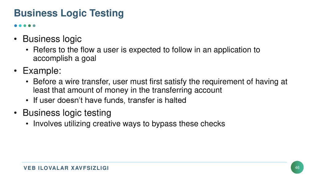 Business Logic Testing