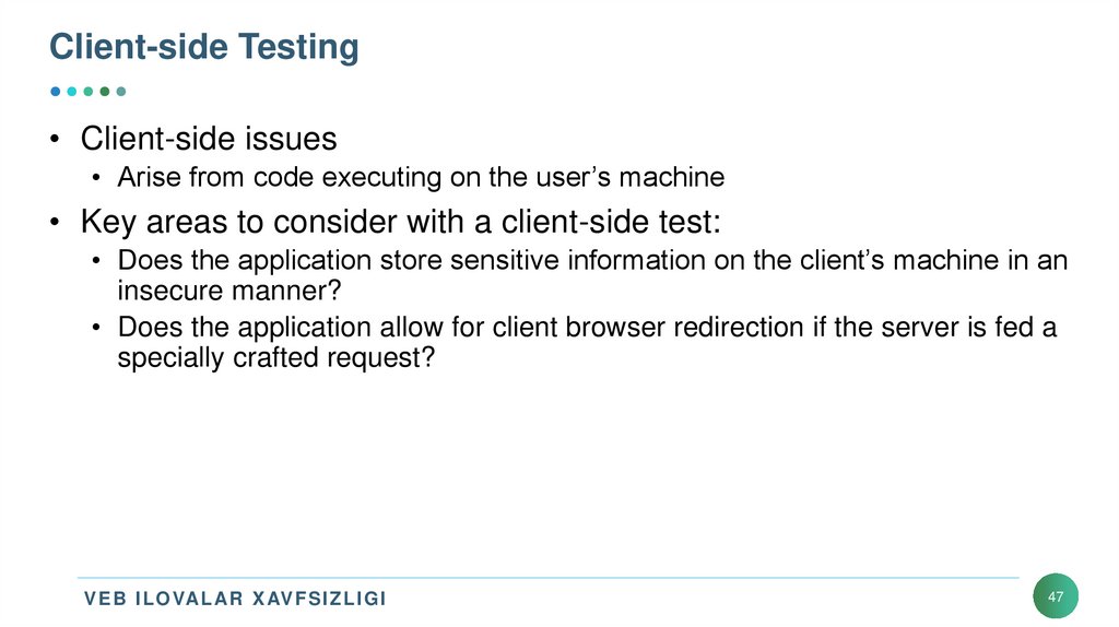 Client-side Testing