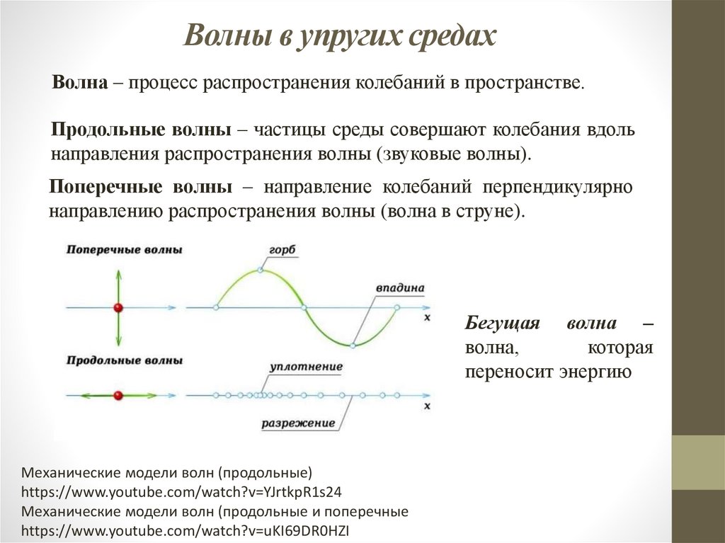Волны в упругих средах