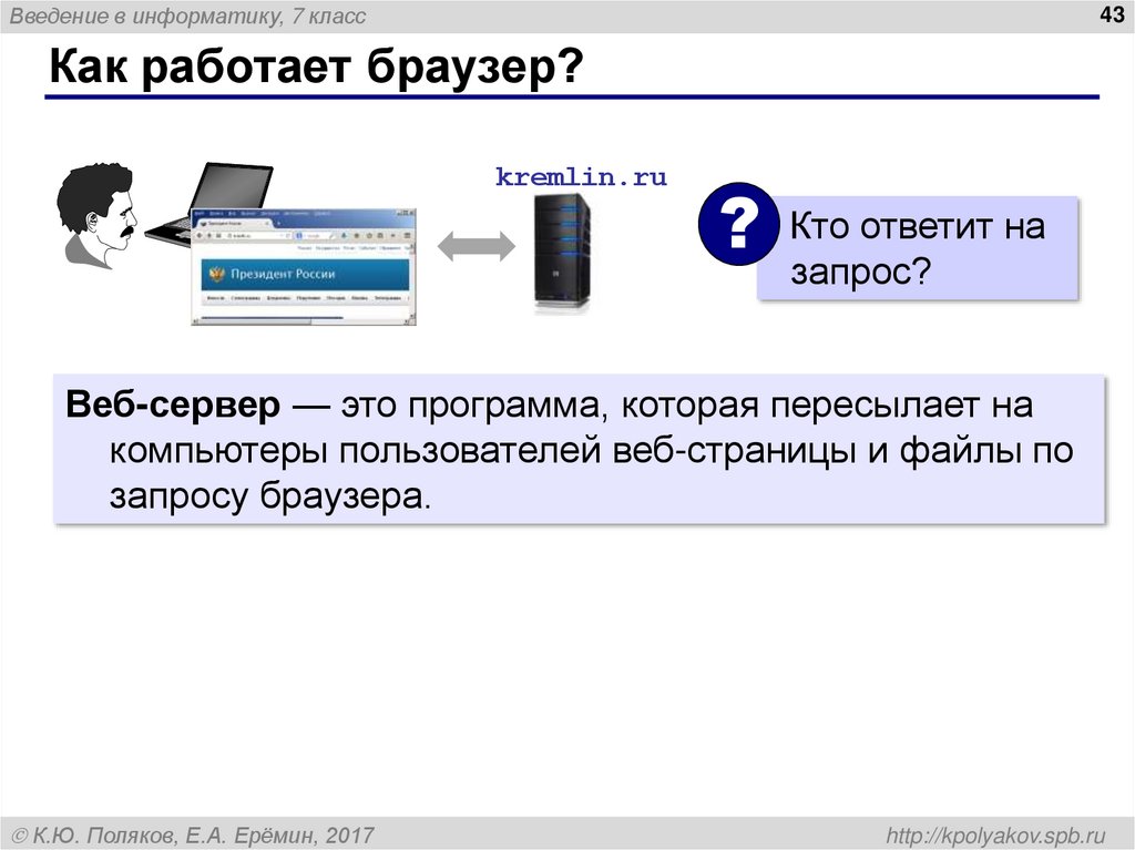 Как работает браузер?
