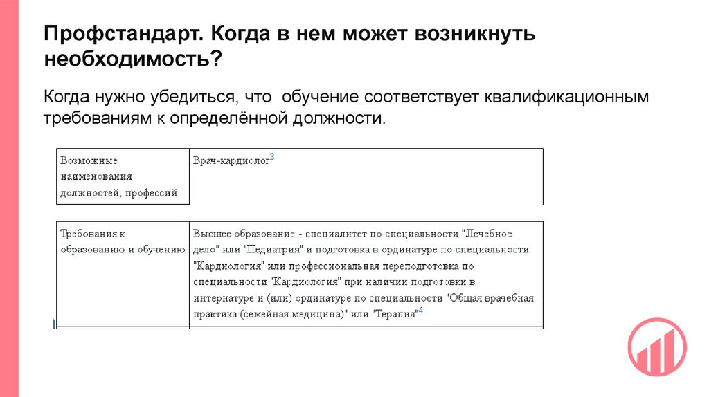 Профстандарт. Когда в нем может возникнуть необходимость?