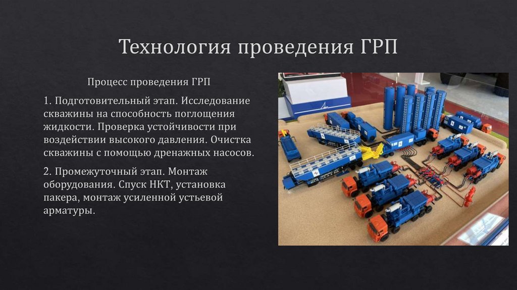 Технология проведения ГРП
