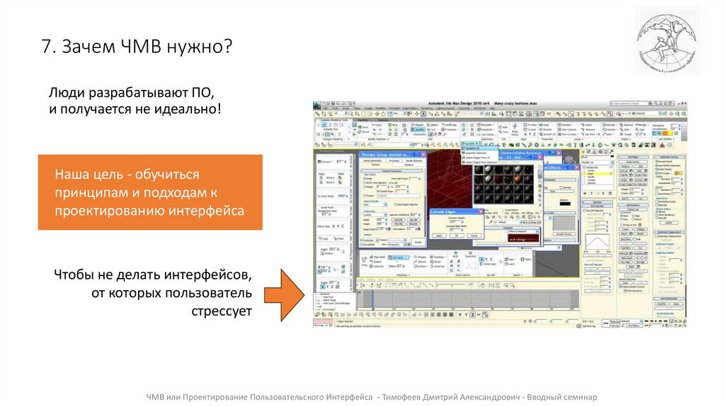 7. Зачем ЧМВ нужно?