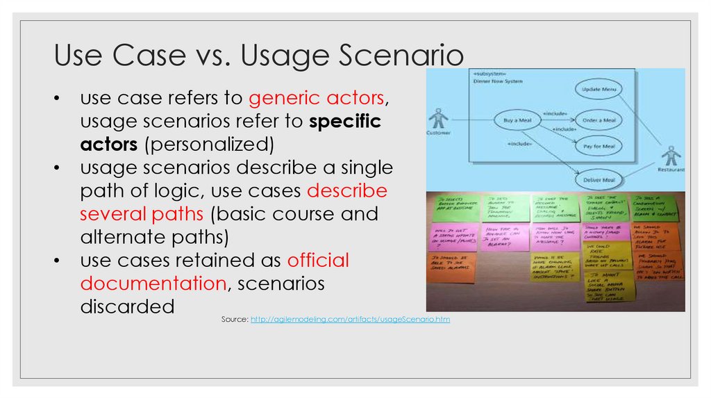 Usage Scenario - Example