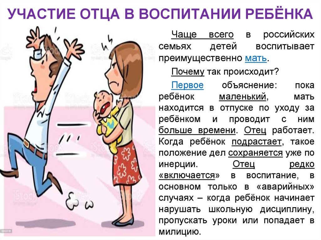 УЧАСТИЕ ОТЦА В ВОСПИТАНИИ РЕБЁНКА