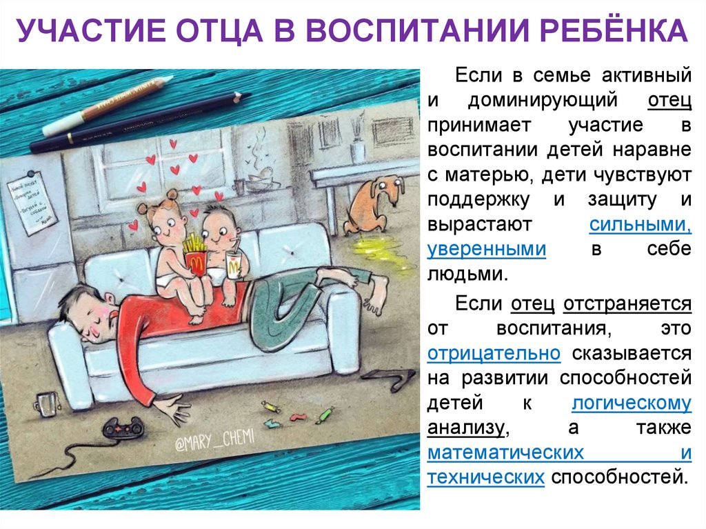 УЧАСТИЕ ОТЦА В ВОСПИТАНИИ РЕБЁНКА