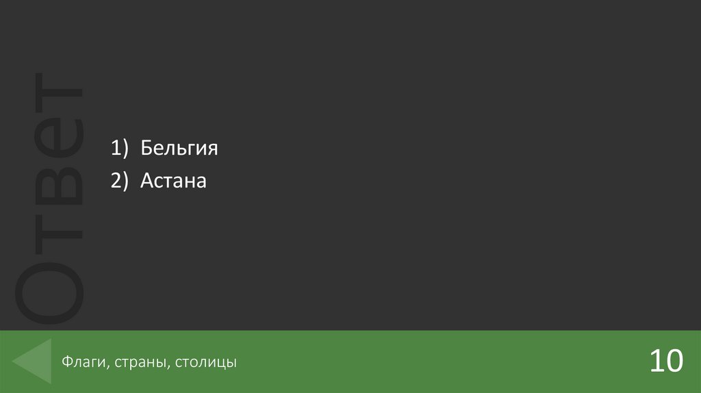 Флаги, страны, столицы