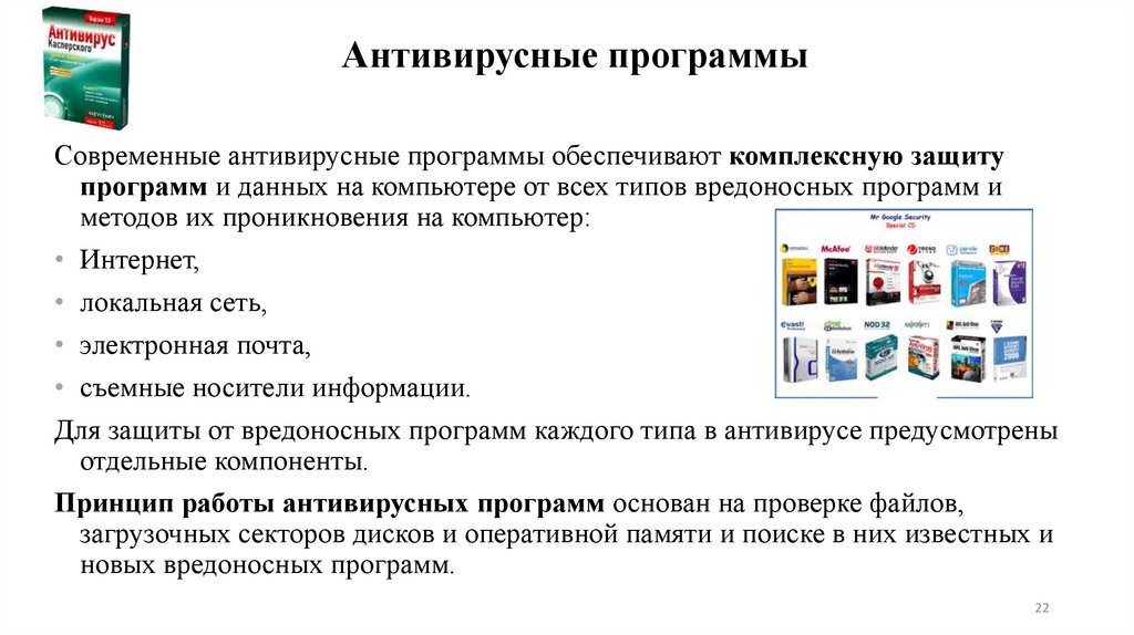 Антивирусные программы