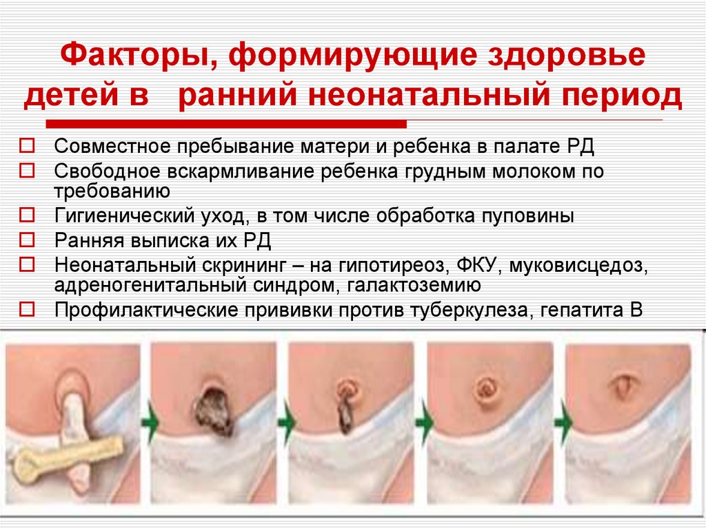 Факторы, формирующие здоровье детей в ранний неонатальный период