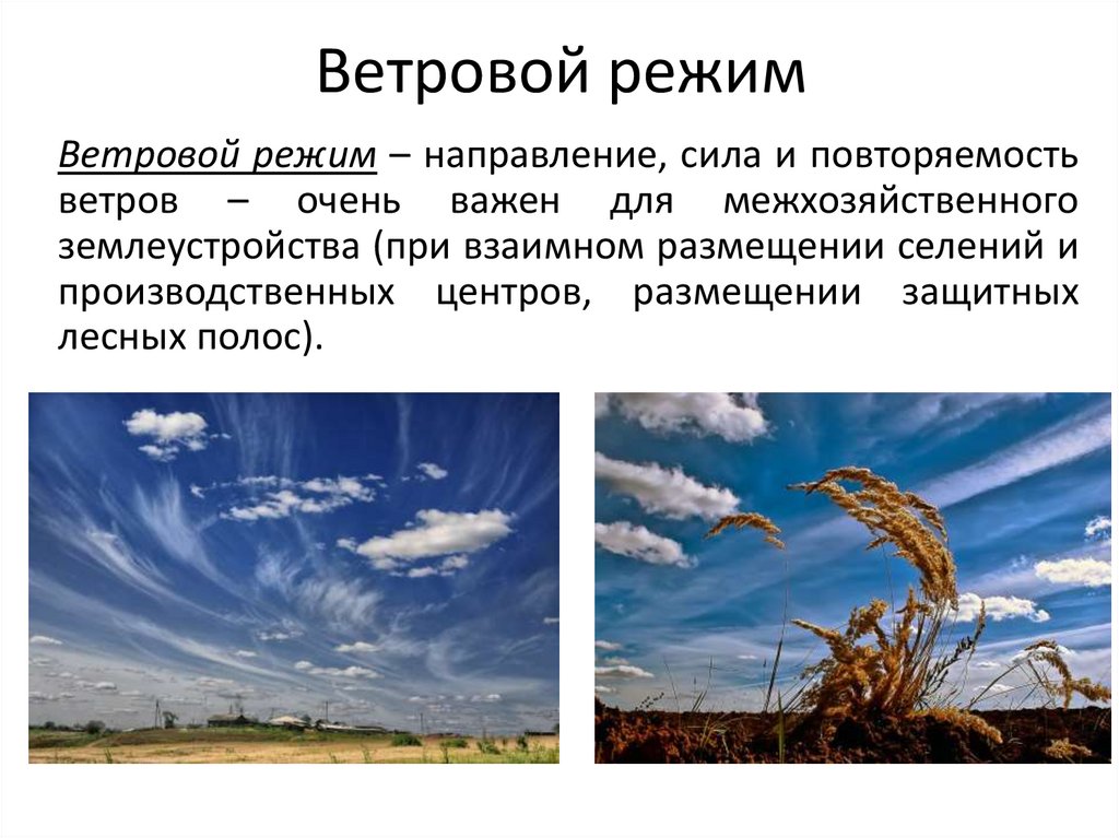 Ветровой режим