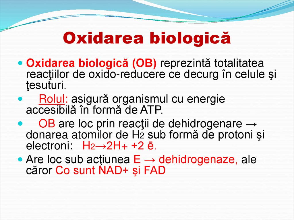 Oxidarea biologică