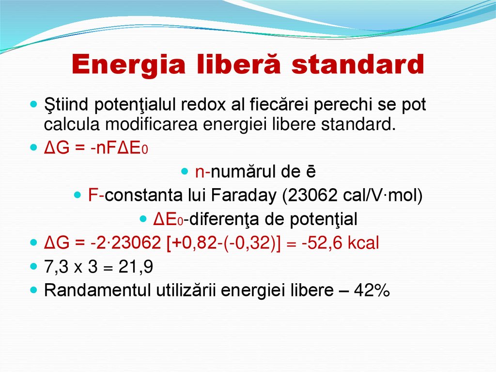 Energia liberă standard