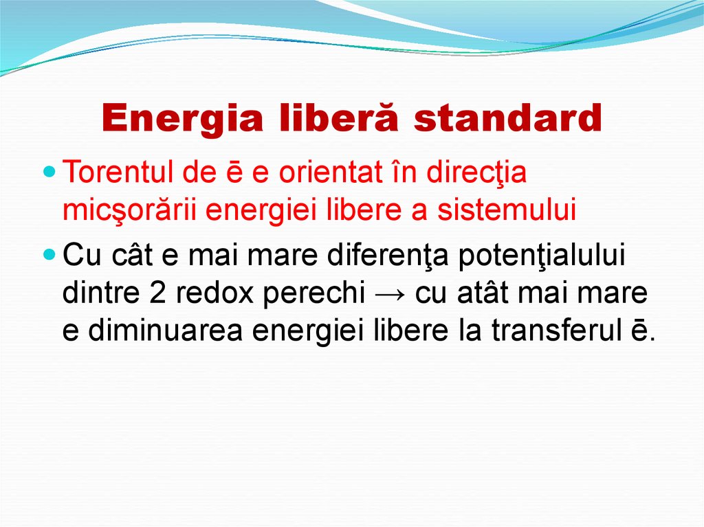 Energia liberă standard