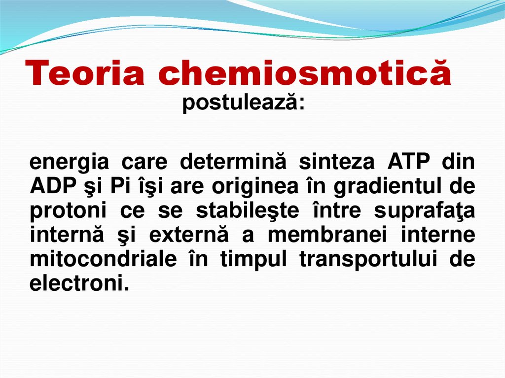 Teoria chemiosmotică