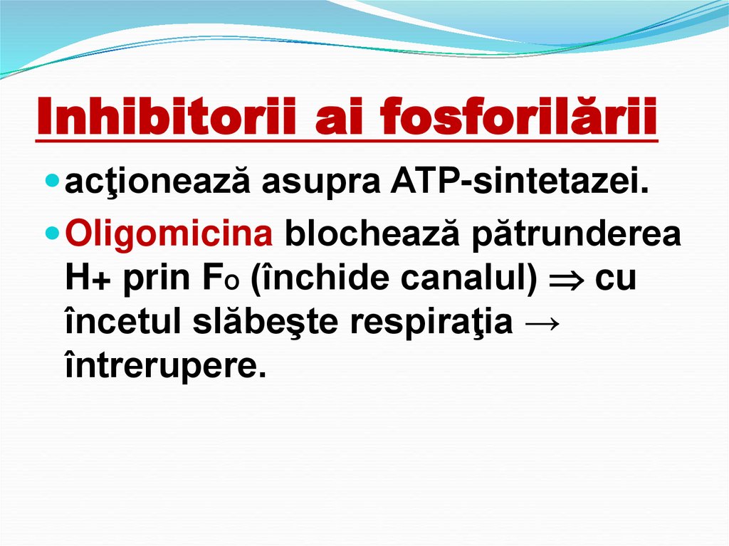 Inhibitorii ai fosforilării