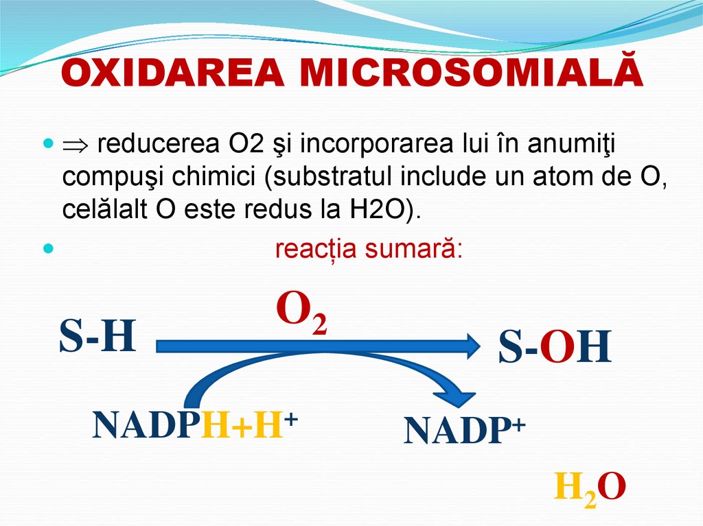 OXIDAREA MICROSOMIALĂ