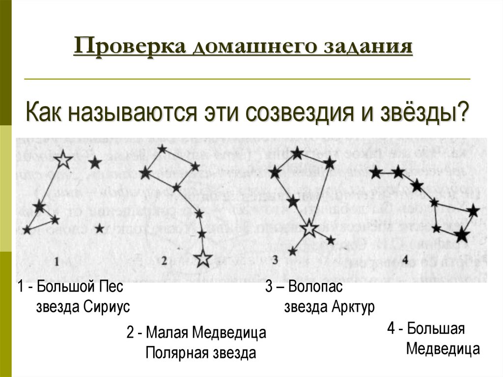 Проверка домашнего задания