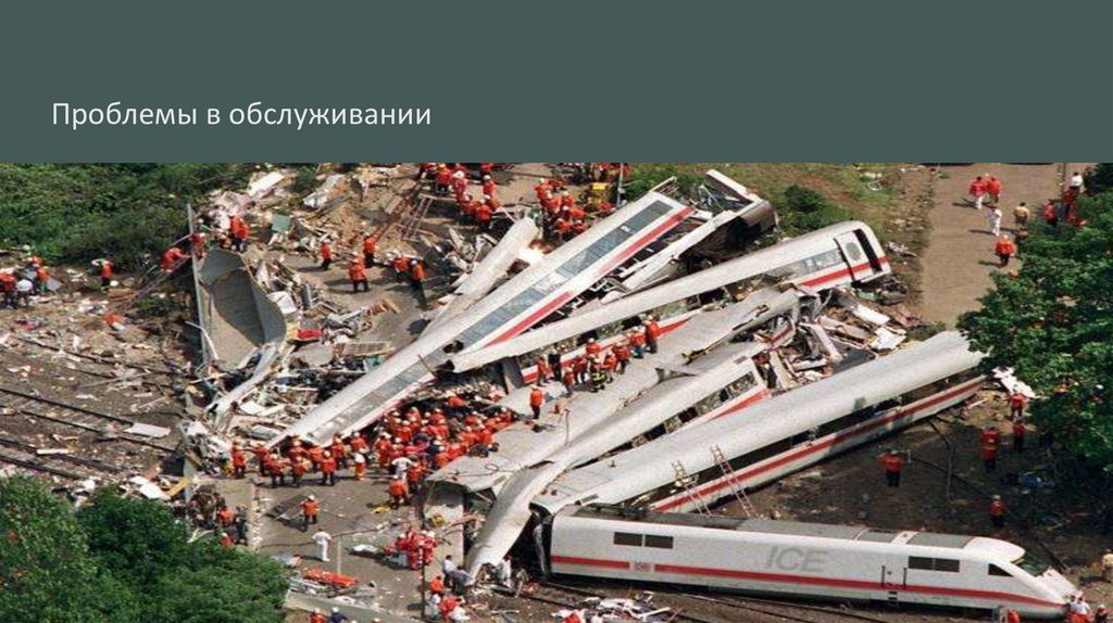 Проблемы в обслуживании