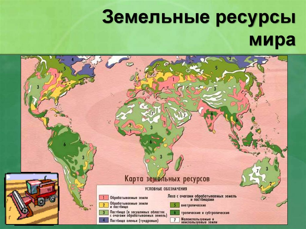 Земельные ресурсы мира