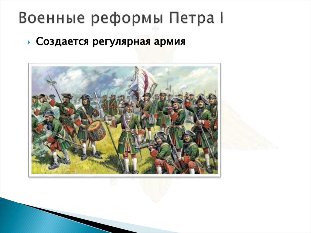 Военные реформы Петра I