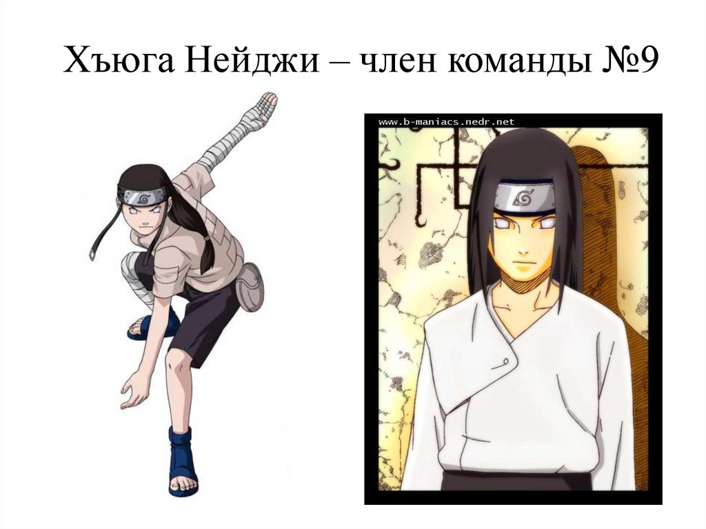 Хъюга Нейджи – член команды №9