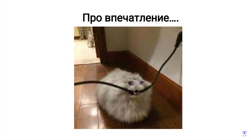 Про впечатление….